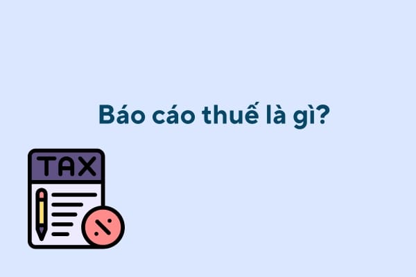 Báo cáo thuế là gì?